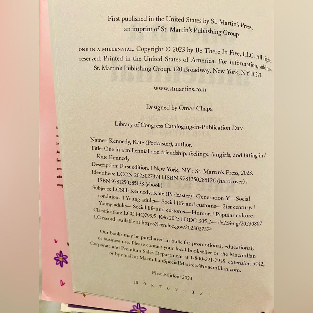 One in a Millennial Book by Kate Kennedy - Picture 2 of 4